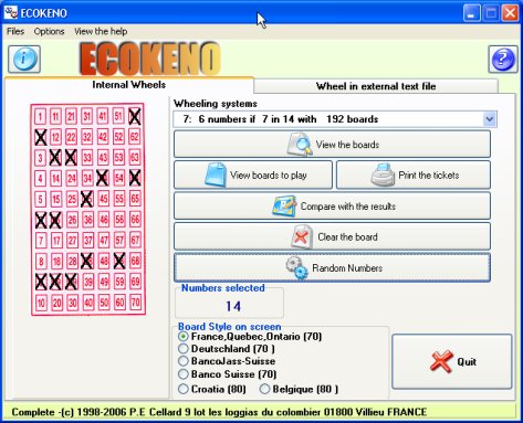 Screenshot of ECOKENO